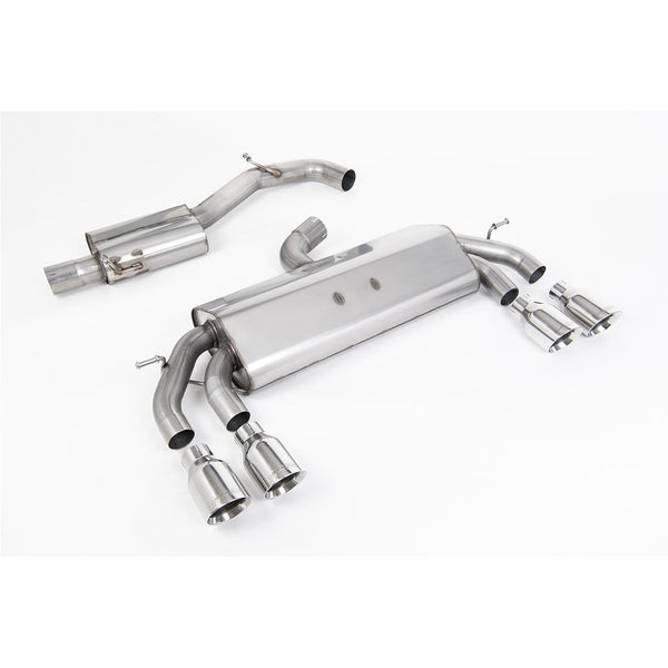 Milltek Sport Resonated Race Cat-Back Exhaust (R Polished GT 100 Round Tips) for Volkswagen Golf MK7.5 (2017–2021)