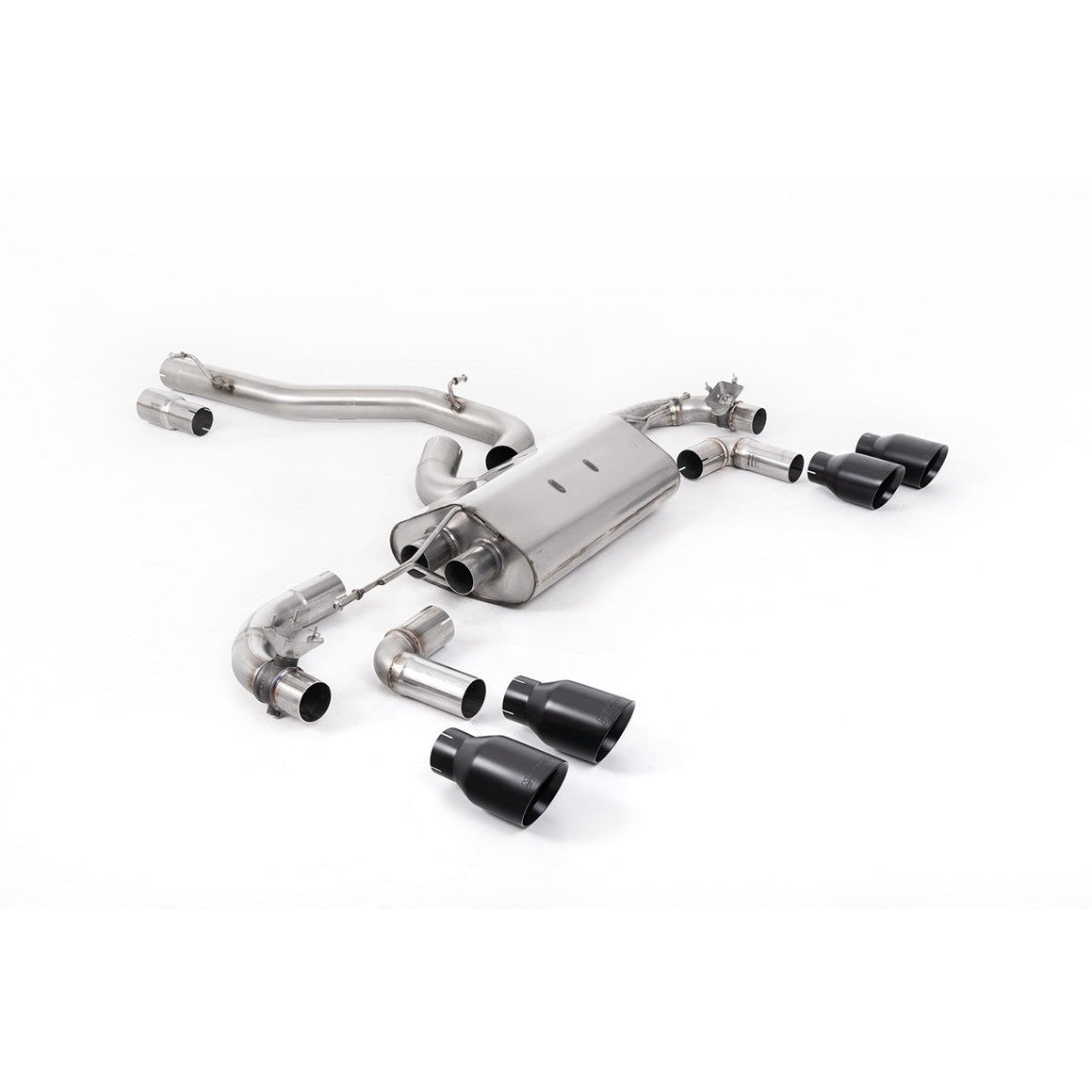 Milltek Sport 80mm Valved Non-Resonated Race Cat-Back Exhaust (SSXVW645) for Volkswagen Golf MK7.5 (2017–2021)