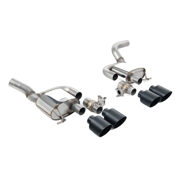 Milltek Sport Valved Rear Silencer (Porsche Macan 2.9 GTS & Turbo Cerakote Black Tips) for Porsche Macan 95B (2019–2023)