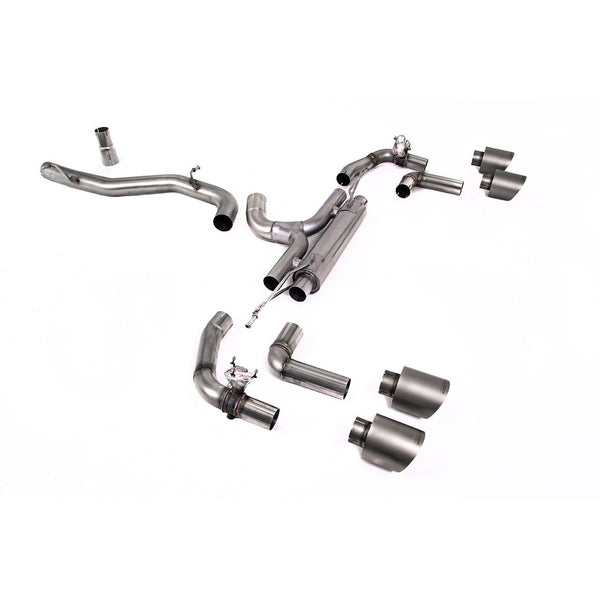 Milltek Sport 80mm Race Cat-Back Exhaust (R Brushed Titanium Tips) for Volkswagen Golf MK8 / MK8.5 (2022–2026)
