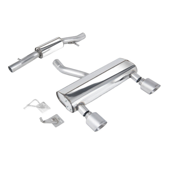 Milltek Sport Resonated Cat-Back Exhaust (Audi TT MK1 V6 Brushed Titanium Tips) for Audi TT 8N (2003–2006)