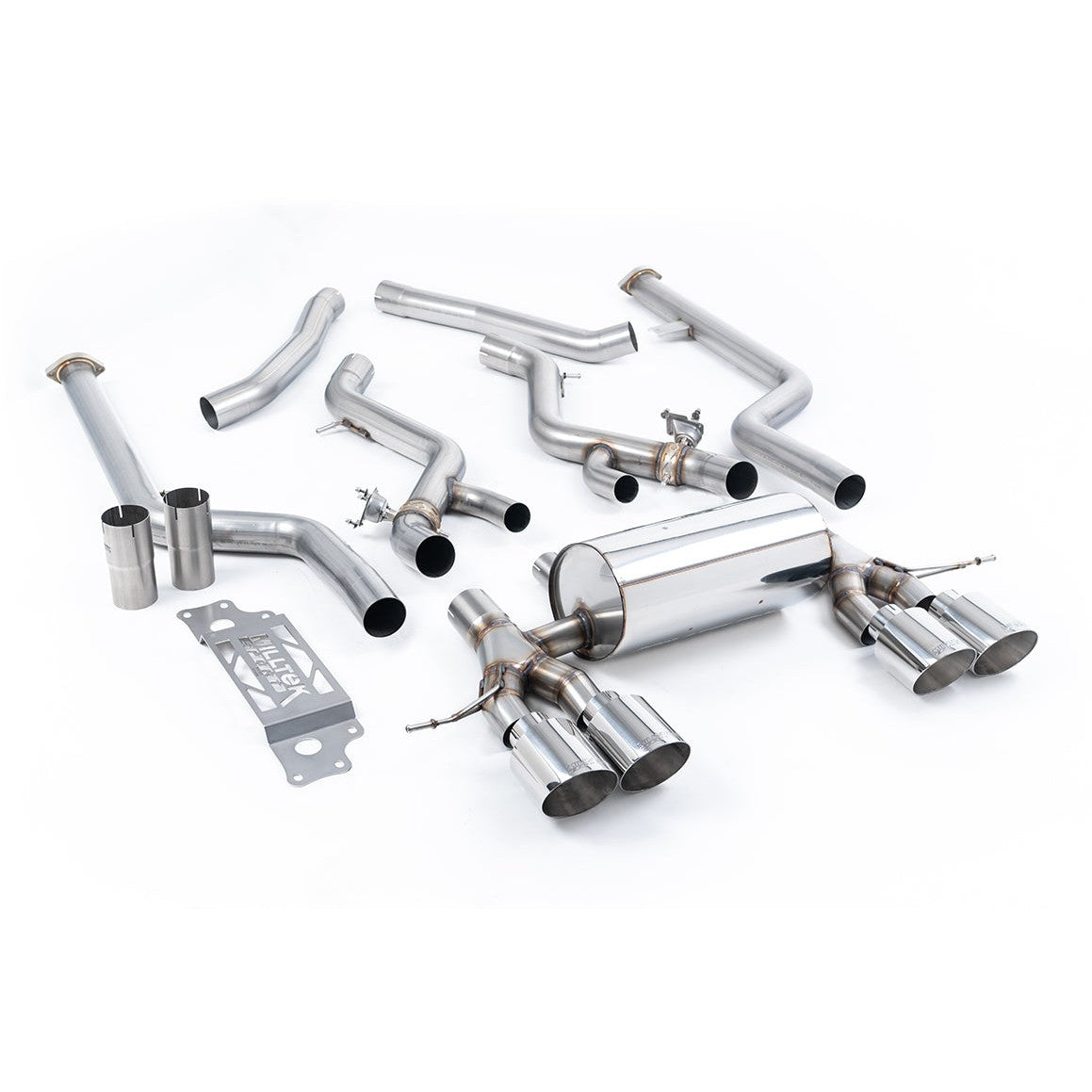 Milltek Sport Non-Resonated Cat-Back Exhaust (BMW G87 M2 Polished Tips) for BMW 2 Series G87 (2023–2026)