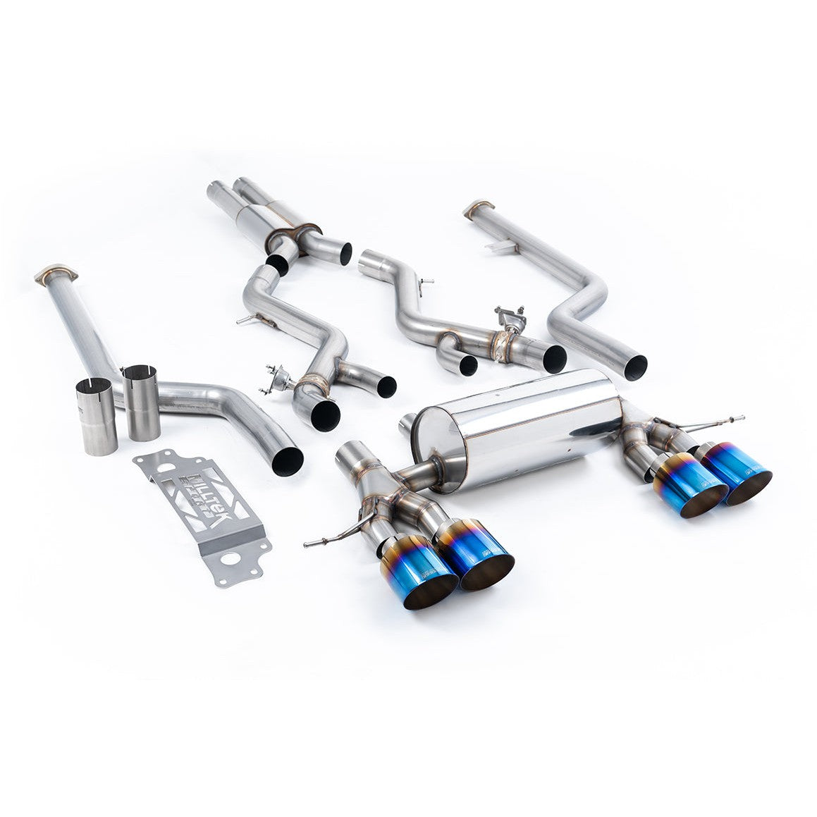 Milltek Sport Resonated Cat-Back Exhaust (BMW G87 M2 Burnt Titanium Tips) for BMW 2 Series G87 (2023–2026)