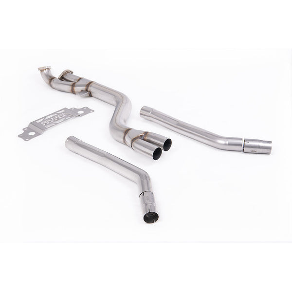 Milltek Sport Non-Resonated 102mm Mid-Pipe (BMW G87 M2 Fits OE Axle Back) for BMW 2 Series G87 (2023–2026)