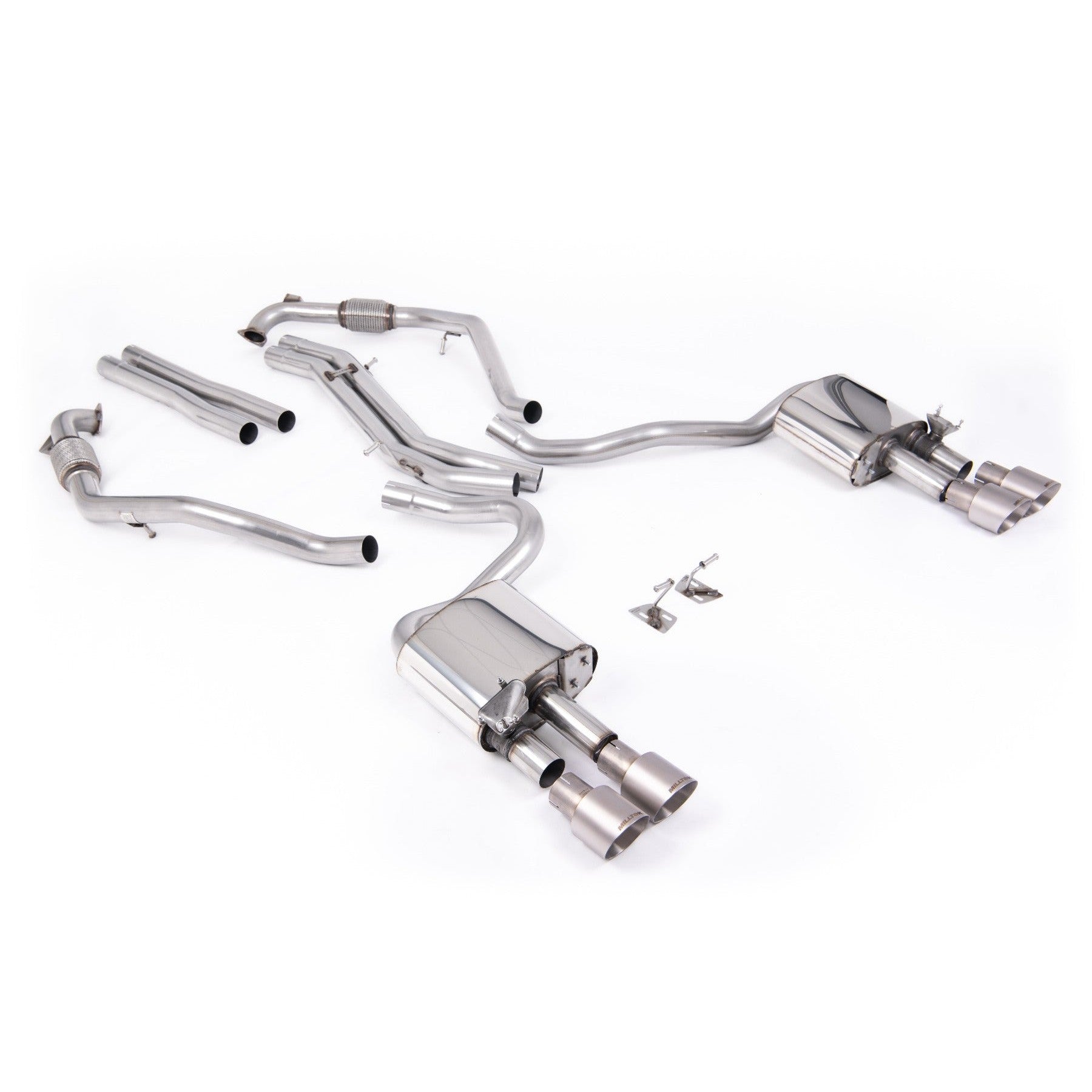 Milltek Sport Non-Resonated Cat-Back Exhaust for Audi S5 B9 (2017–2026)