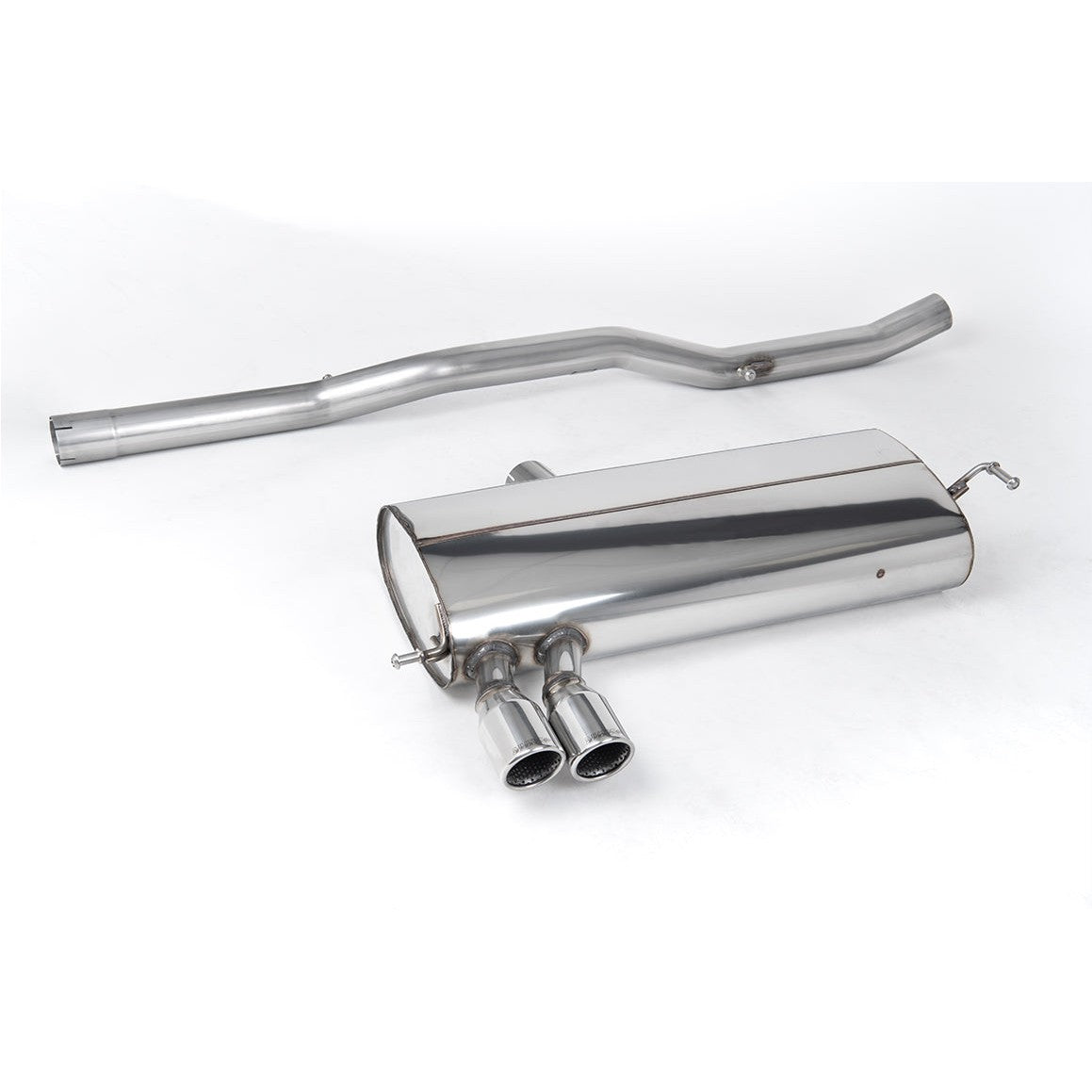 Milltek Sport Non-Resonated Cat-Back Exhaust (4 Motion VR6 Twin Polished Tips) for Volkswagen Golf MK4 (2000–2004)