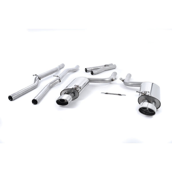 Milltek Sport Non-Resonated Cat-Back Exhaust (Audi B7 RS4 Polished Tips) for Audi RS4 B7 (2006–2008)