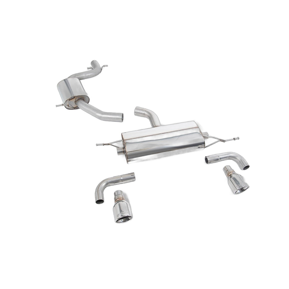 Milltek Sport Resonated Cat-Back Exhaust (SSXVW116) for Volkswagen Golf MK6 (2009–2013)