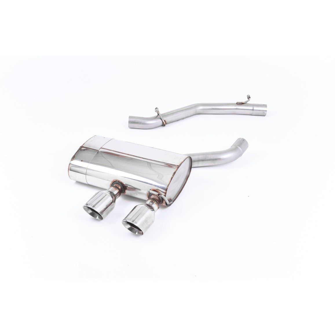Milltek Sport Non-Resonated Cat-Back Exhaust (VW Golf MK5 R32 Polished Tips) for Volkswagen Golf MK5 (2005–2009)