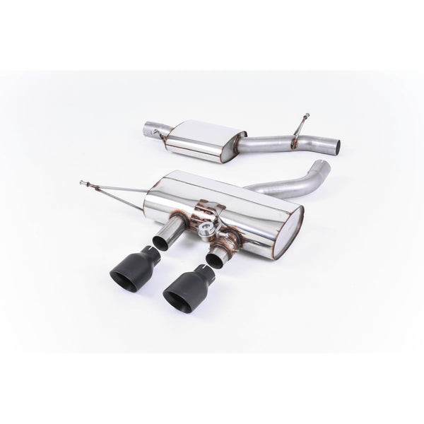 Milltek Sport Resonated Cat-Back Exhaust (VW Golf R MK6 Cerakote Black Tips) for Volkswagen Golf MK6 (2009–2013)
