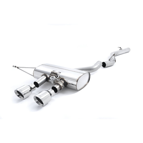Milltek Sport Non-Resonated Cat-Back Exhaust (VW Golf R MK6 Polished Tips) for Volkswagen Golf MK6 (2009–2013)