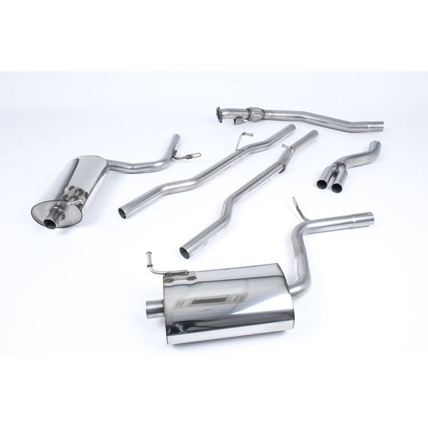 Milltek Sport Non-Resonated Cat-Back Exhaust (Audi B7 A4 2.0 TFSI Jet Tips) for Audi A4 B7 (2005–2008)