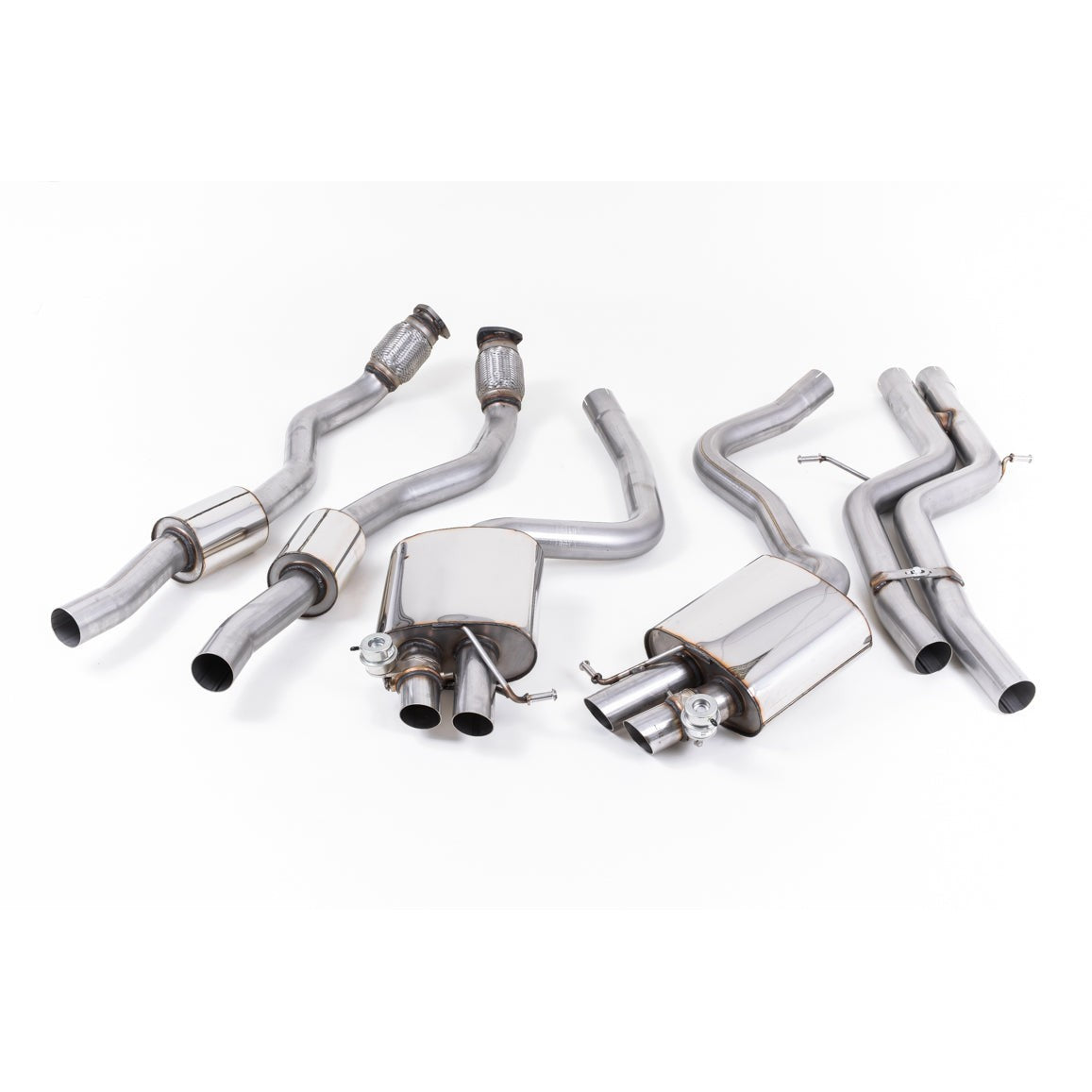 Milltek Sport Non-Resonated Cat-Back Exhaust for Audi RS5 B8 (2010–2015)