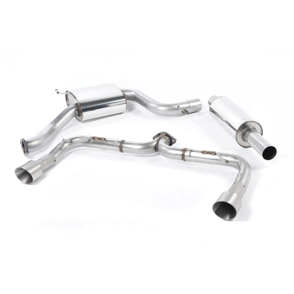 Milltek Sport Non-Resonated Cat-Back Exhaust (VW Golf GTI MK7 Brushed Titanium Tips) for Volkswagen Golf MK7 (2013–2016)