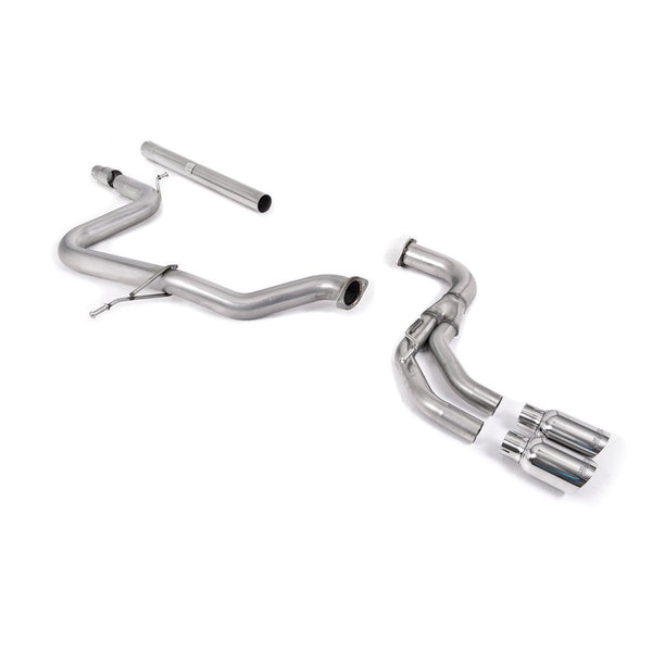 Milltek Sport Non-Resonated Cat-Back Exhaust (MQB 2.0 TDI Polished Tips) for Audi A3 8V (Pre-Facelift) (2013–2020)