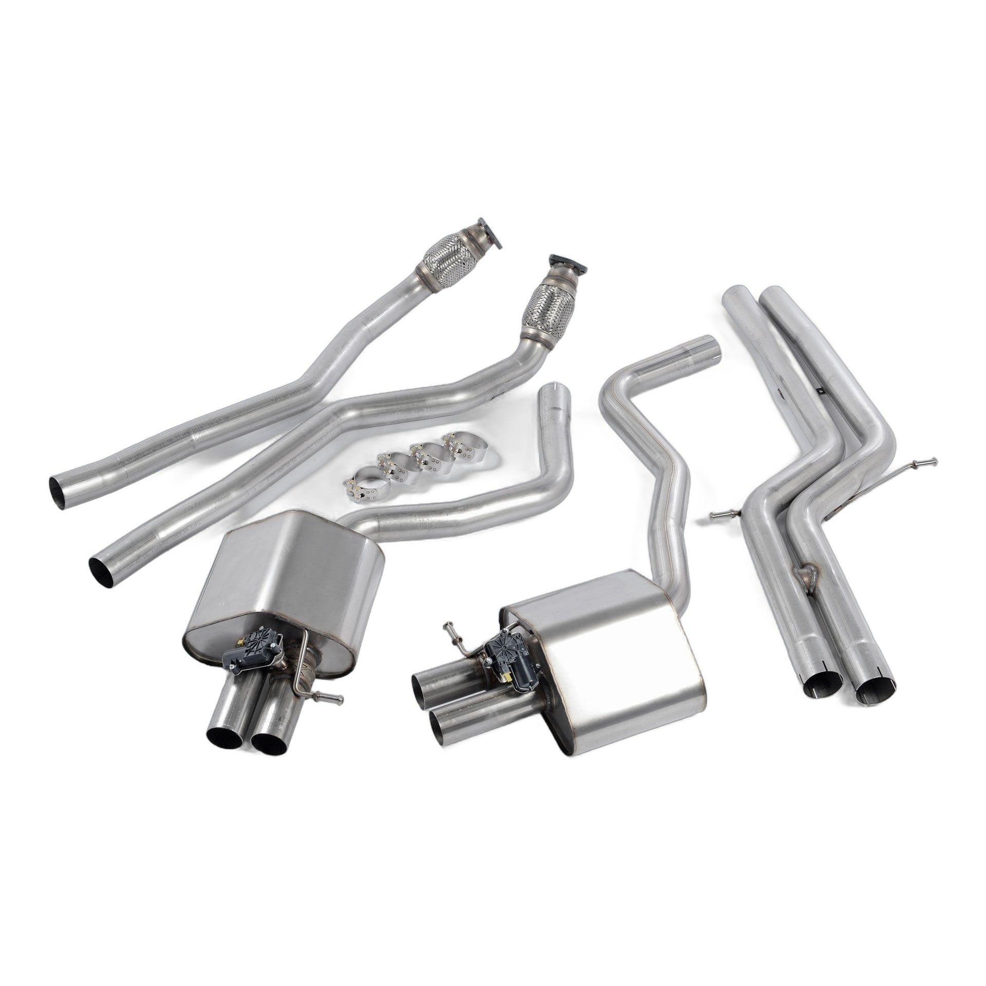 Milltek Sport Non-Resonated Cat-Back Exhaust for Audi RS6 C7, RS7 C7 (2013–2018)