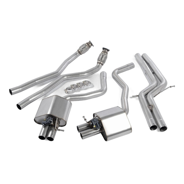 Milltek Sport Non-Resonated Cat-Back Exhaust for Audi RS6 C7, RS7 C7 (2013–2018)