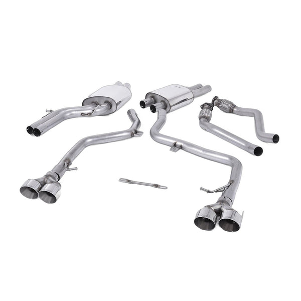 Milltek Sport Race Cat-Back Exhaust (Audi B8.5 S4 S5 Polished Tips) for Audi S4 B8.5, S5 B8.5 (2012–2016)