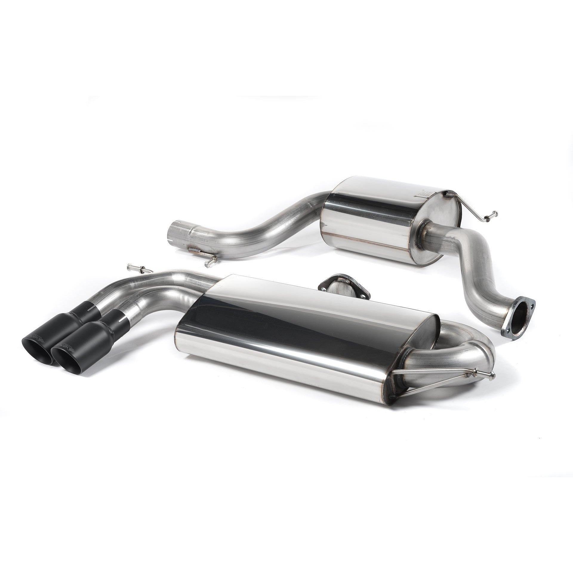 Milltek Sport Resonated Race Cat-Back Exhaust (GTI 2.0T Cerakote Black Tips) for Volkswagen Golf MK5 (2004–2009)