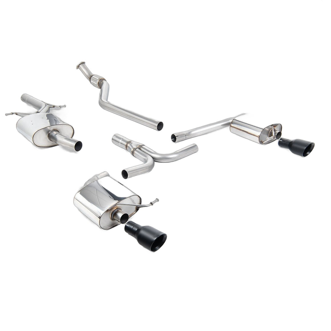Milltek Sport Resonated Cat-Back Exhaust (SSXAU435) for Audi A4 B8 (2008–2015)