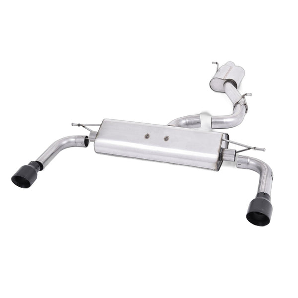 Milltek Sport Resonated Cat-Back Exhaust (Audi A3 8V 2.0 TFSI Cerakote Black Tips) for Audi A3 8V (2014–2020)