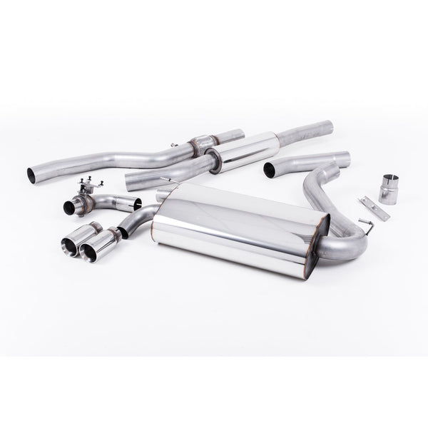 Milltek Sport Resonated Cat-Back Exhaust (F32 OE Style Twin Outlet Polished Tips) for BMW 4 Series F82 (2014–2018)
