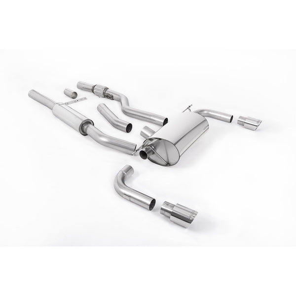 Milltek Sport Resonated Cat-Back Exhaust (F32 435i Style Dual Outlet Polished Tips) for BMW 4 Series F82 (2014–2018)