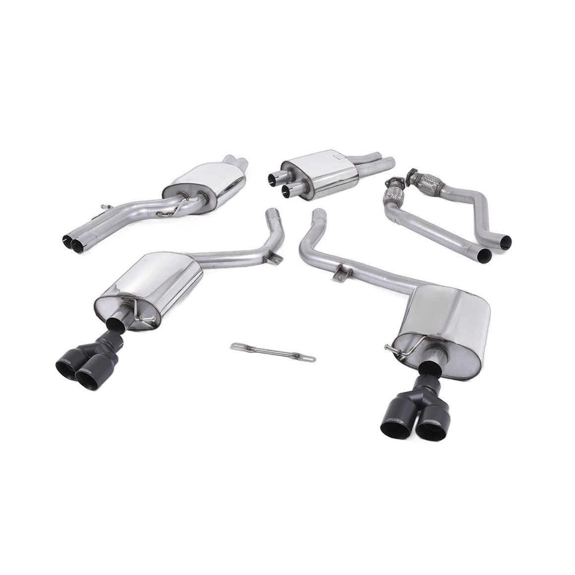 Milltek Sport Resonated Cat-Back Exhaust (SSXAU558) for Audi S5 B8 (2009–2011)
