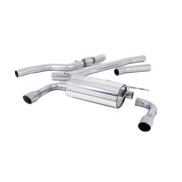 Milltek Sport Non-Resonated Cat-Back Exhaust - Outlet Brushed Titanium Tips for BMW 4 Series F32 (2014–2016)