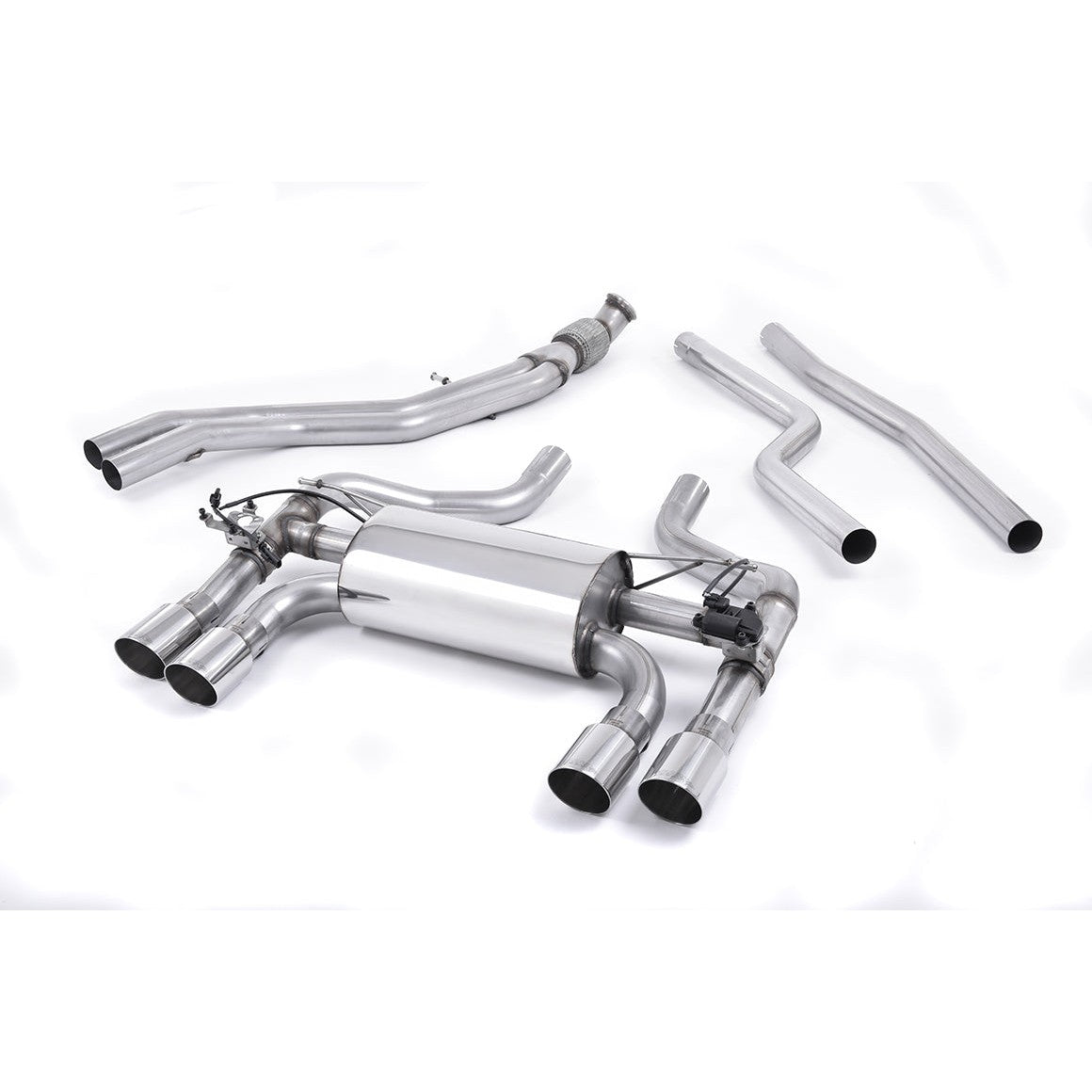Milltek Sport Valved Cat-Back Exhaust (BMW F87 M2 Polished Tips) for BMW 2 Series F87 (2016–2018)