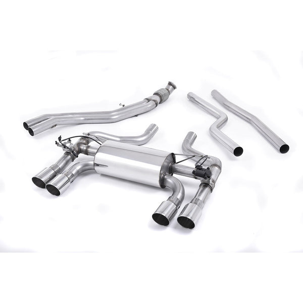 Milltek Sport Valved Cat-Back Exhaust (BMW F87 M2 Polished Tips) for BMW 2 Series F87 (2016–2018)