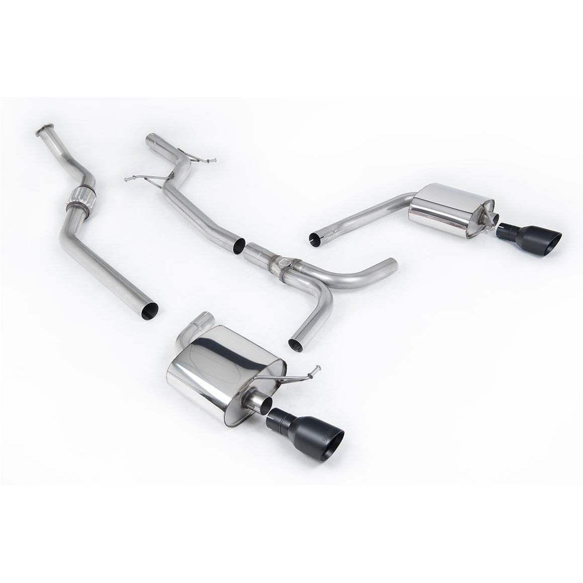 Milltek Sport Non-Resonated Cat-Back Exhaust (SSXAU633) for Audi A4 B8 (2008–2015)