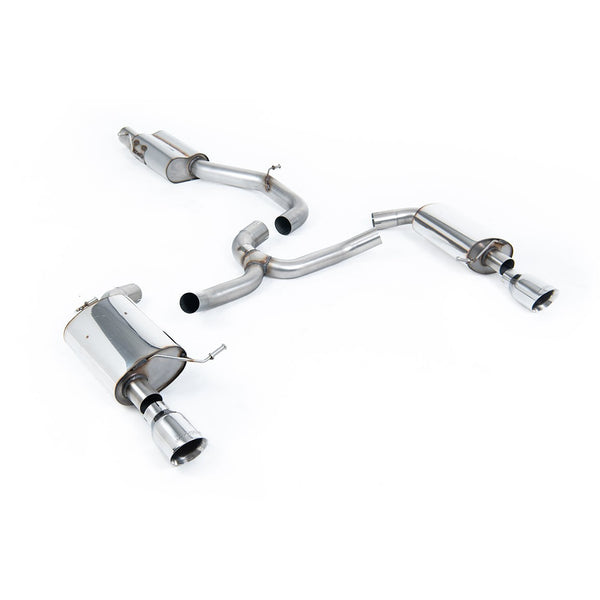Milltek Sport Resonated Cat-Back Exhaust (VW Golf MK7 2.0 TFSI Polished Tips) for Volkswagen Golf MK7 (2016–2021)