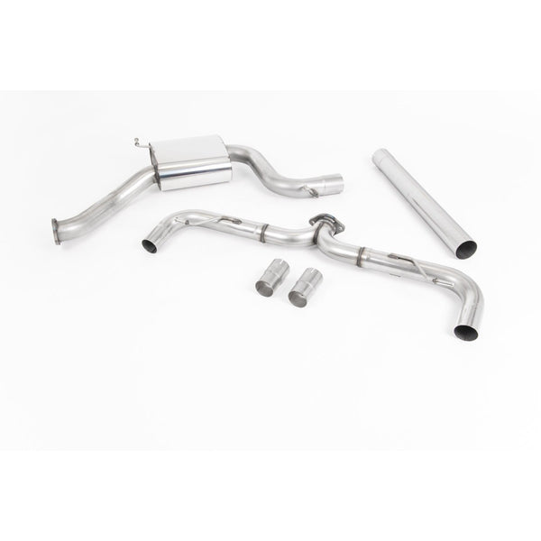 Milltek Sport Non-Resonated Race Cat-Back Exhaust (GTI Cerakote Black Tips) for Volkswagen Golf MK7.5 (2017–2018)