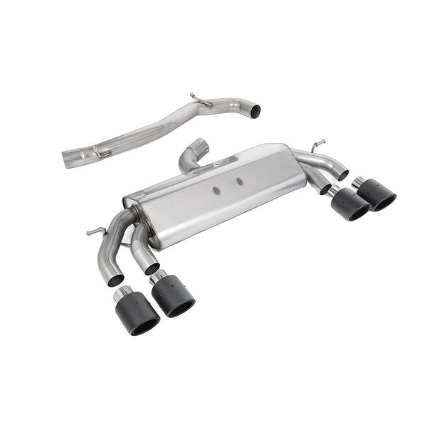 Milltek Sport Non-Resonated Race Cat-Back Exhaust (R Carbon Jet 100 Round Tips) for Volkswagen Golf MK7.5 (2017–2021)