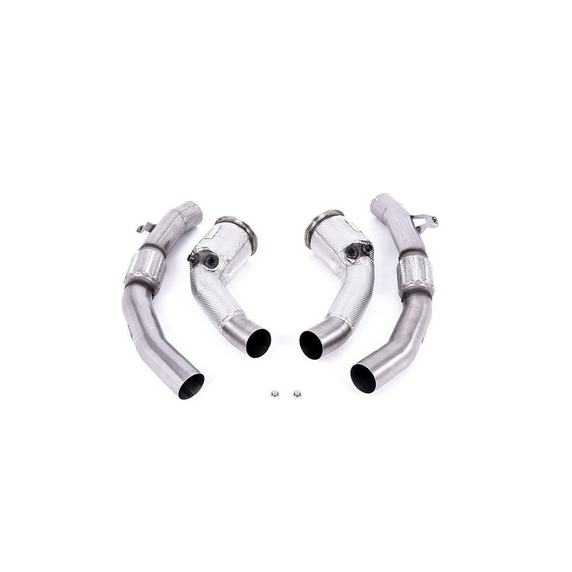 Milltek Sport 80mm Large Bore Downpipe & Hi-Flow Sports Cat (SSXAU909) for Audi RS6 C8, RS7 C8 (2019–2026)