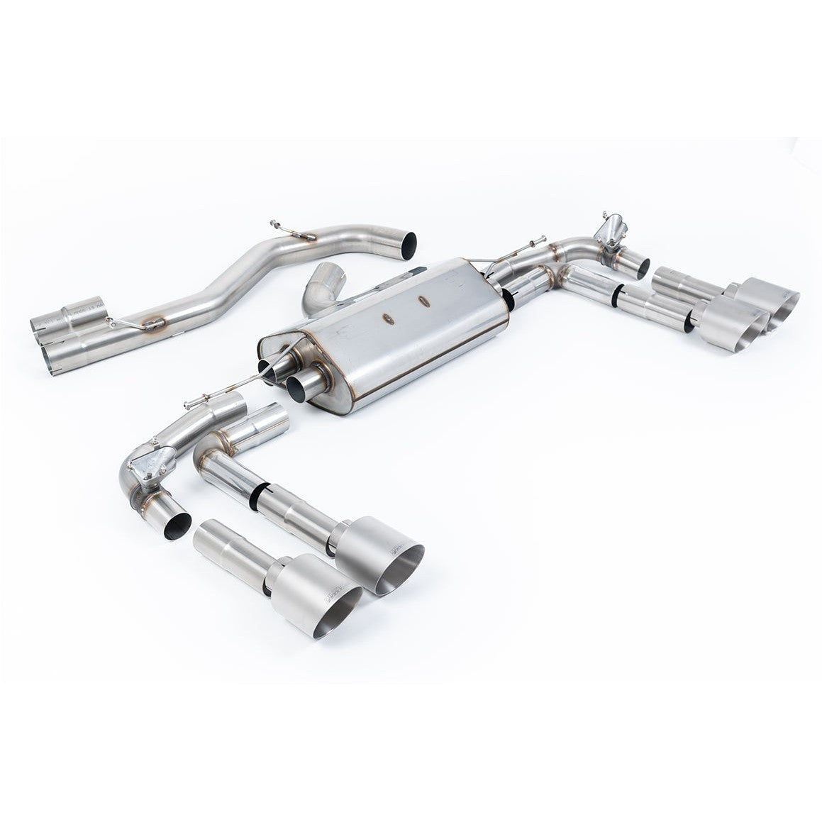 Milltek Sport 80mm Part-Resonated Cat-Back Exhaust for Audi S3 8Y (2022–2026)