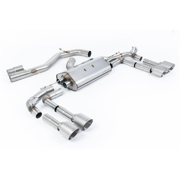 Milltek Sport 80mm Part-Resonated Cat-Back Exhaust for Audi S3 8Y (2022–2026)