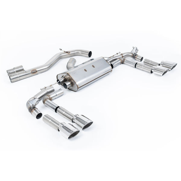 Milltek Sport 80mm Road+ Cat-Back Exhaust (SSXAU938) for Audi S3 8Y (2022–2026)