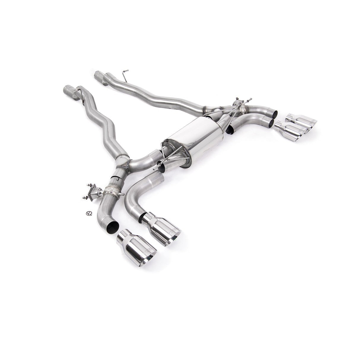 Milltek Sport 80mm OPF/GPF Back System (BMW M5 F90 Polished Tips) for BMW 5 Series F90 (2018–2026)