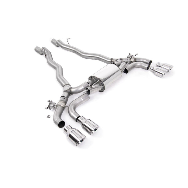 Milltek Sport 80mm OPF/GPF Back System (BMW M5 F90 Polished Tips) for BMW 5 Series F90 (2018–2026)