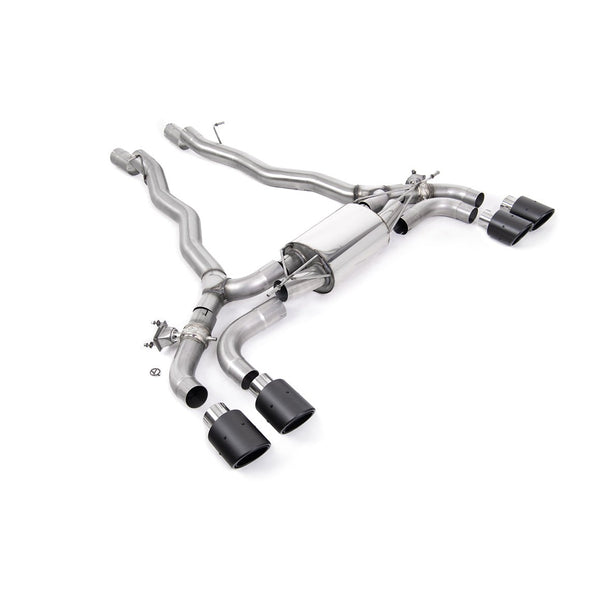 Milltek Sport 80mm OPF/GPF Back System (BMW M5 F90 Carbon Tips) for BMW 5 Series F90 (2018–2026)