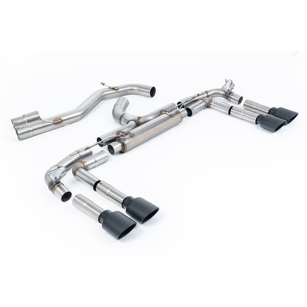 Milltek Sport 80mm Non-Resonated Race Cat-Back Exhaust (SSXAU1018) for Audi S3 8Y (2022–2026)