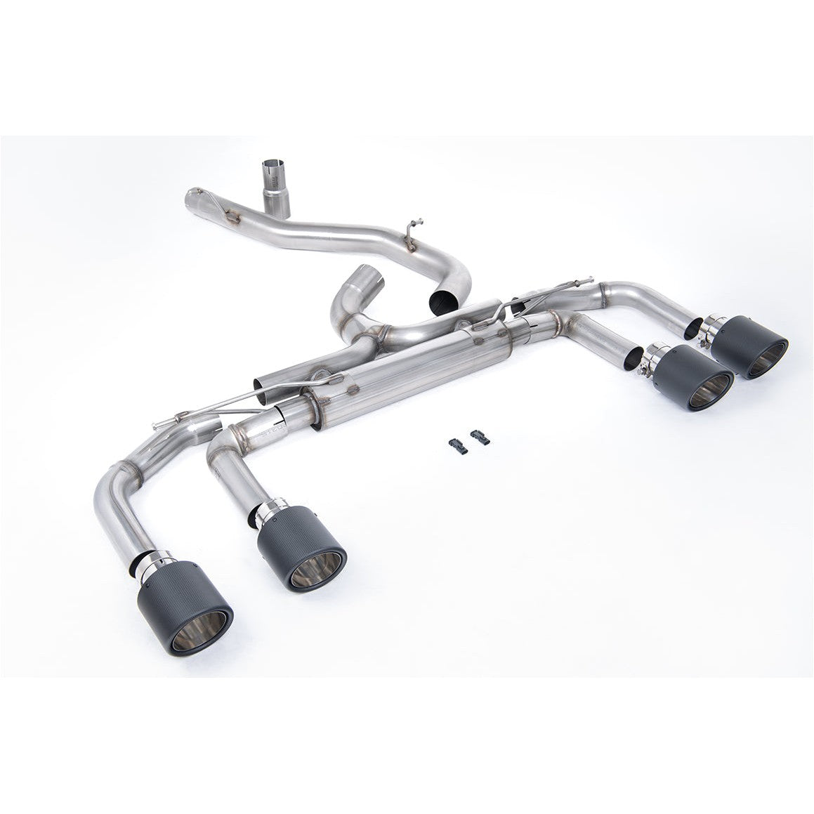 Milltek Sport 80mm Non-Resonated Race Cat-Back Exhaust (R Carbon Fiber Tips) for Volkswagen Golf MK8 / MK8.5 (2022–2026)