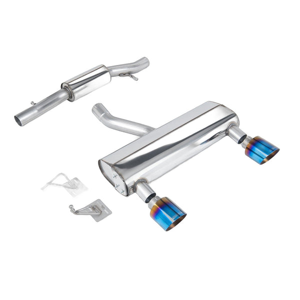 Milltek Sport Resonated Cat-Back Exhaust (Audi TT MK1 Burnt Titanium Tips) for Audi TT 8N (2003–2006)