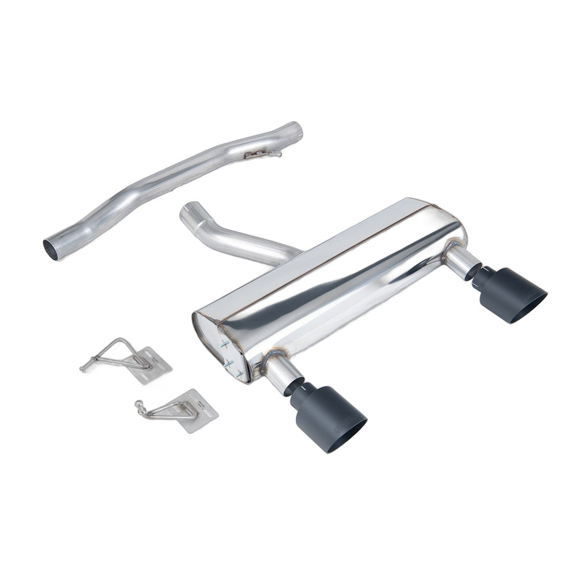 Milltek Sport Non-Resonated Cat-Back Exhaust (Audi TT MK1 Cerakote Black Tips) for Audi TT 8N (2003–2006)
