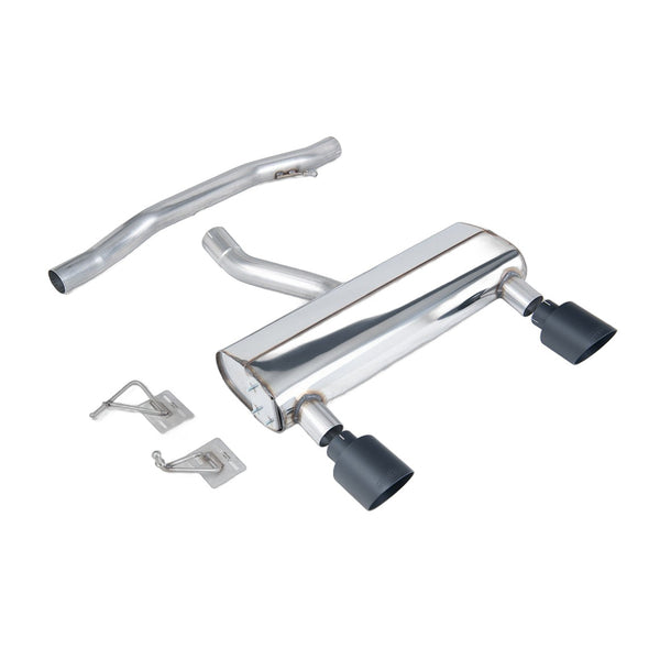 Milltek Sport Non-Resonated Cat-Back Exhaust (Audi TT MK1 Cerakote Black Tips) for Audi TT 8N (2003–2006)
