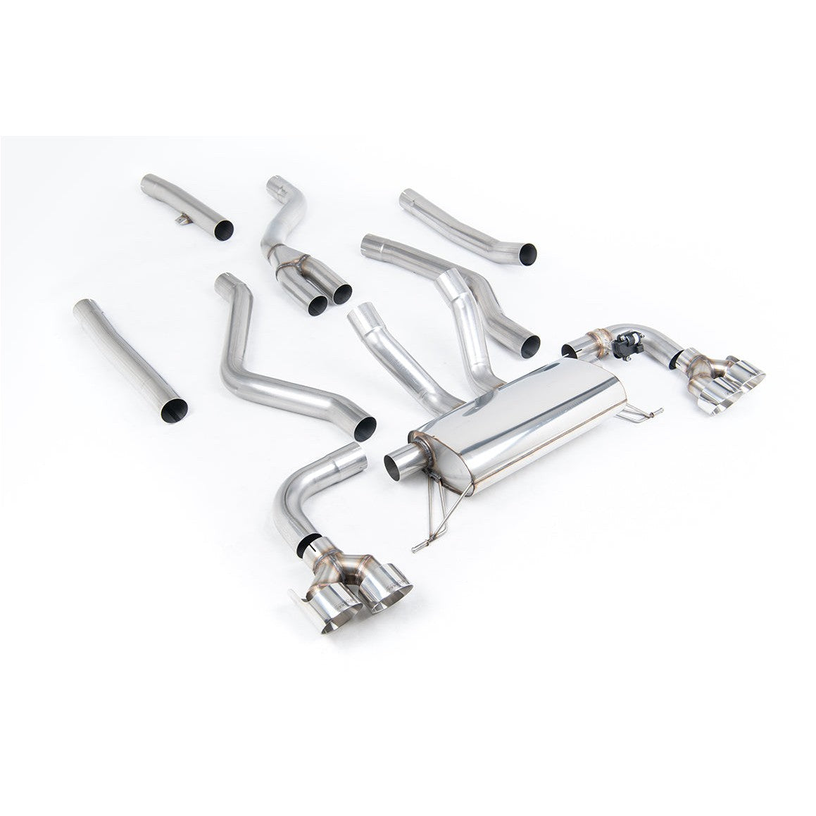 Milltek Sport Cat-Back Exhaust (BMW G20 M340i & G22 M440i Polished Tips) for BMW 3 Series G20, 4 Series G22 (2021–2026)