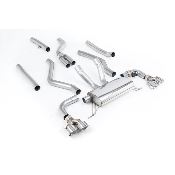 Milltek Sport Cat-Back Exhaust (BMW G20 M340i & G22 M440i Polished Tips) for BMW 3 Series G20, 4 Series G22 (2021–2026)
