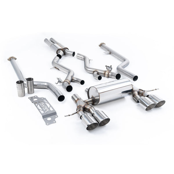 Milltek Sport Resonated Cat-Back Exhaust (BMW G87 M2 Polished Tips) for BMW 2 Series G87 (2023–2026)